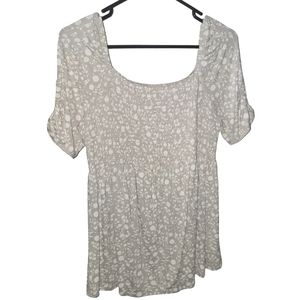 Maternity floral blouse